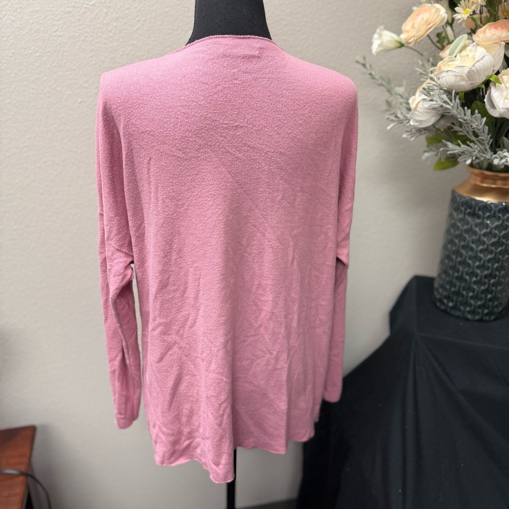 Made in Italy Pink Embellished Dandelion Sweater – Viscose/Wool Blend, Size L - Picture 3 of 7